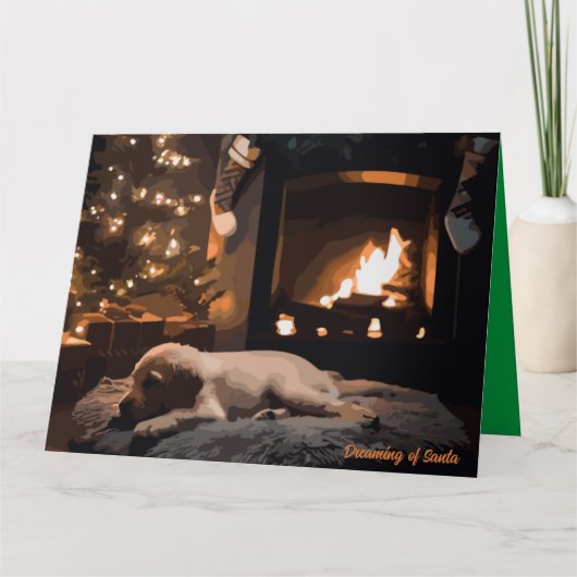 サンタの夢 カード (正面)