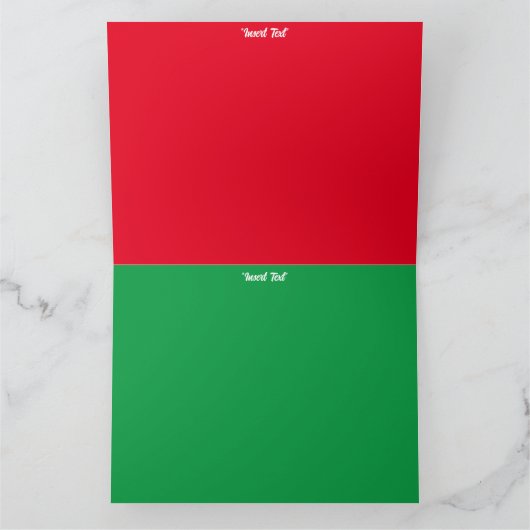 サンタの夢 カード (内部)