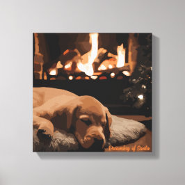 サンタの夢 キャンバスプリント