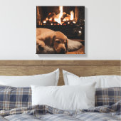 サンタの夢 キャンバスプリント (インサイチュ (寝室))