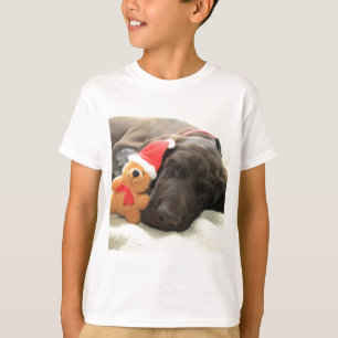サンタの夢 – ドイツのショートヘアの子犬 Tシャツ