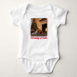 サンタの夢 ベビーボディスーツ
