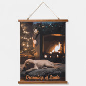 サンタの夢 吊り下げ型タペストリー (正面)