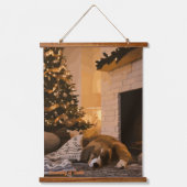 サンタの夢 吊り下げ型タペストリー (正面)