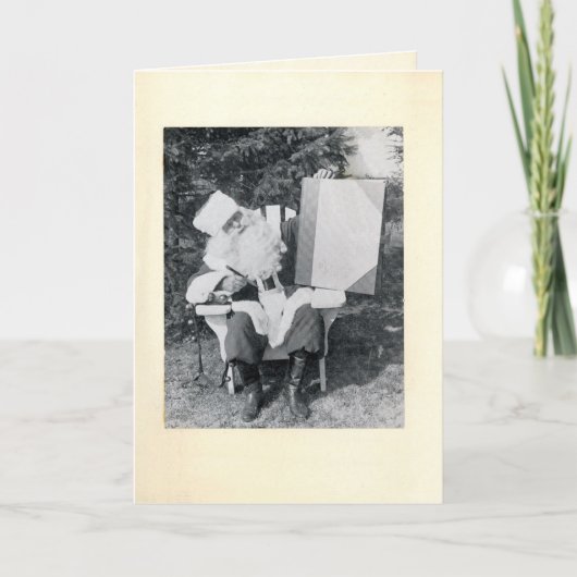 サンタの大きい本 シーズンカード (正面)