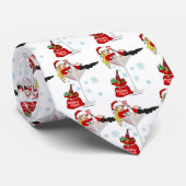 サンタの女の子のマルティーニのタイ ネクタイ (ロール)