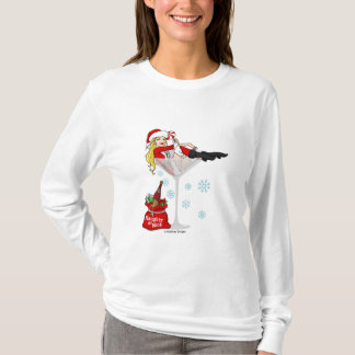 サンタの女の子マルティーニ Tシャツ