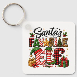 サンタの好きなエルフ クリスマス キーホルダー