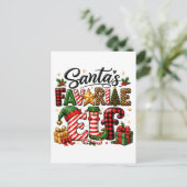 サンタの好きなエルフ クリスマス 案内ポストカード (スタンド正面)