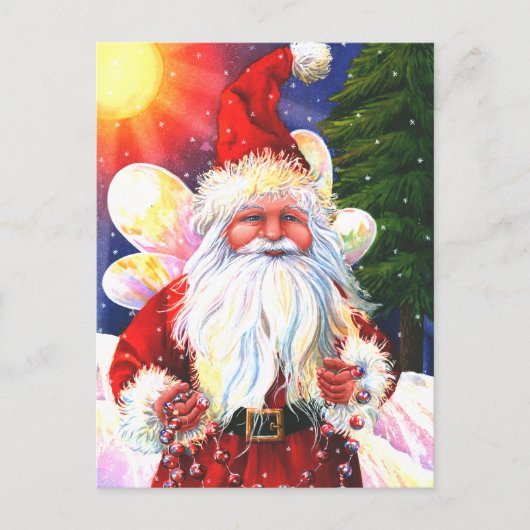 サンタの妖精 シーズンポストカード (正面)