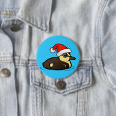 サンタの子ガモ 缶バッジ (インサイチュ)