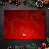 サンタの子犬メリーと明るい写真犬のクリスマス シーズンカード