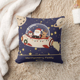 サンタの宇宙船 クリスマス クッション
