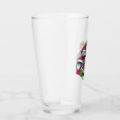 サンタの寿司デライトおもしろいフェスティバルクリスマスアート タンブラーグラス (右)