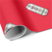 サンタの小さい助手の缶ビール ラッピングペーパー (ロールコーナー)