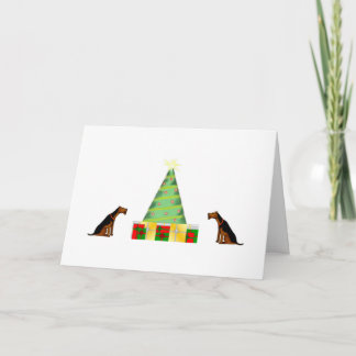 サンタの小さい助手のAiredaleのクリスマスカード シーズンカード