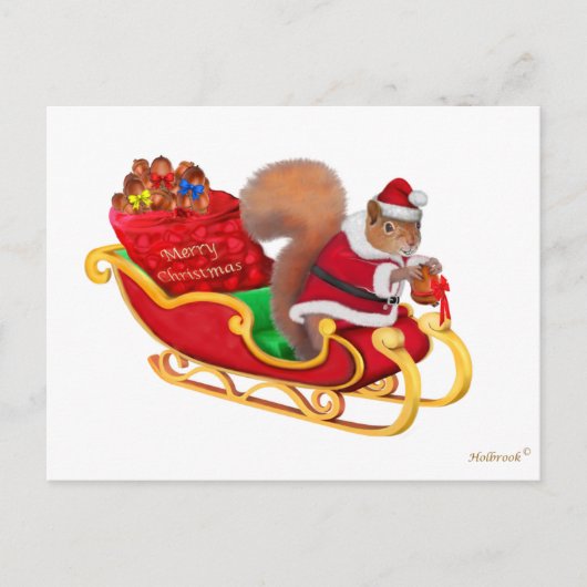 サンタの小さい助手 シーズンポストカード (正面)