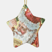 サンタの小さい助手 セラミックオーナメント (左)