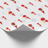 サンタの小さい包装紙 ラッピングペーパー (角)