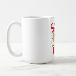 サンタの小さなクッキーマグ | かわいいクリスマス コーヒーマグカップ