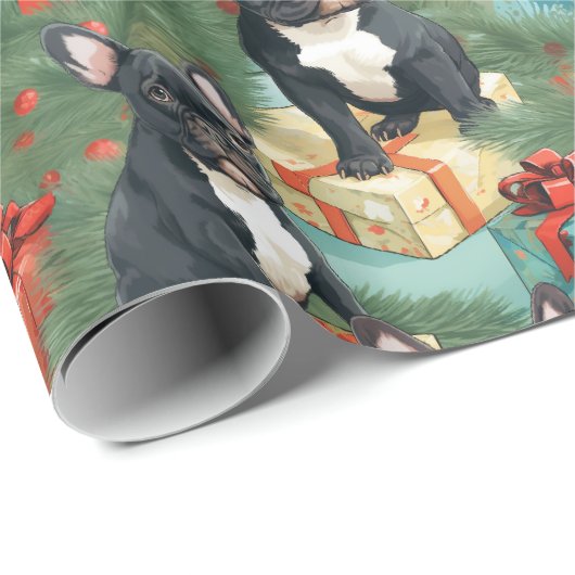 サンタの小さなフランスのクリスマス ラッピングペーパー (ロールコーナー)