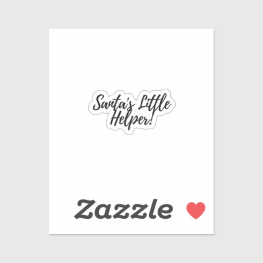 サンタの小さなヘルパーのシール シール (シート)