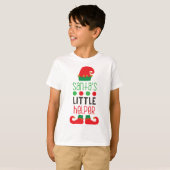 サンタの小さなヘルパークリスマス Tシャツ (正面フル)