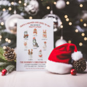 サンタの小さなヘルパー犬のクリスマスパーティー 招待状