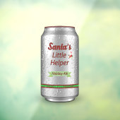 サンタの小さなヘルパー・ビールが窓にしがみつく ウィンドウサイン (シート3)