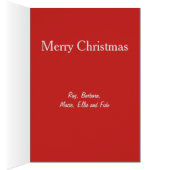 サンタの小さなヘルパー・ビール缶 (内側 (右))