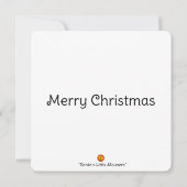 「サンタの小さな口」 - Cat Christmas Card (裏面)