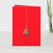 サンタの小さな相棒のパピー シーズンカード (裏面)