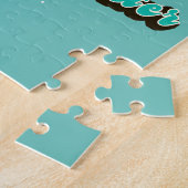 サンタの小さな赤い怪物 ジグソーパズル (側面)