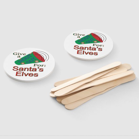 サンタの小人 ハンドファン (組立なし)