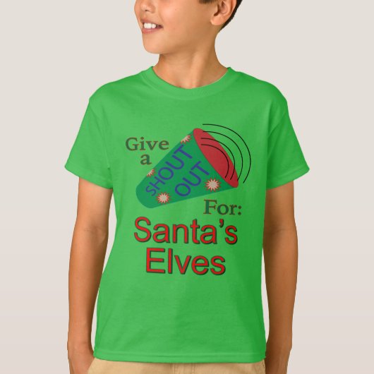 サンタの小人 Tシャツ (正面)