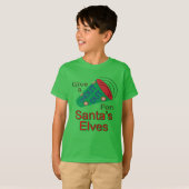 サンタの小人 Tシャツ (正面フル)