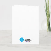 サンタの工房の外 カード (裏面)