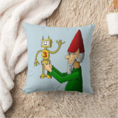 サンタの工房の振るロボット クッション (ブランケット)