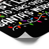サンタの工房を乗っ取る可能性大 クリスマス ポスター (角)