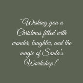 サンタの工房 クリスマスカード 