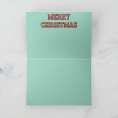 サンタの工房 クリスマスカード カード (内部)