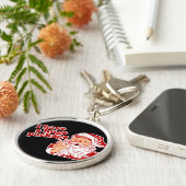 サンタの巨大なパッケージ キーホルダー (側面)