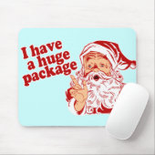 サンタの巨大なパッケージ マウスパッド (マウス)