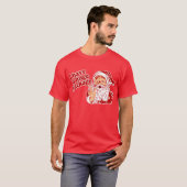 サンタの巨大なパッケージ Tシャツ (正面フル)