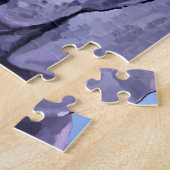 サンタの帽子のパズルのグレートデーンの子犬 ジグソーパズル (側面)