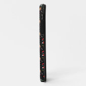 サンタの帽子のパターンのフレンチブルドッグの子犬 Case-Mate iPhoneケース (裏面/左)