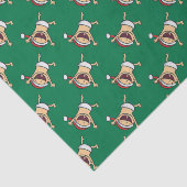 サンタの帽子のレスリーPatricelliのベビーの踊り 薄葉紙 (詳細)