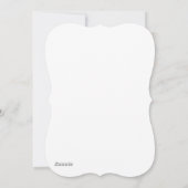 サンタの帽子のBirman猫 シーズンカード (裏面)