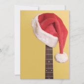 サンタの帽子はアコースティックギターでつるします シーズンカード (正面)