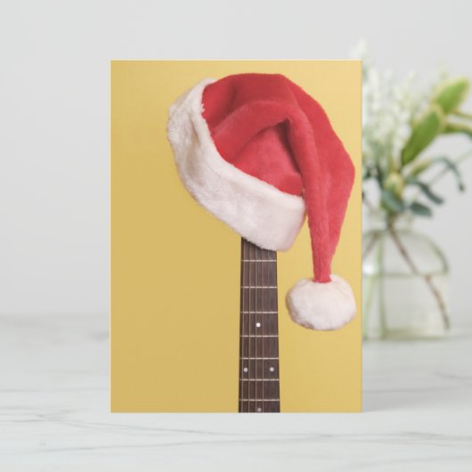 サンタの帽子はアコースティックギターでつるします シーズンカード (スタンド正面)